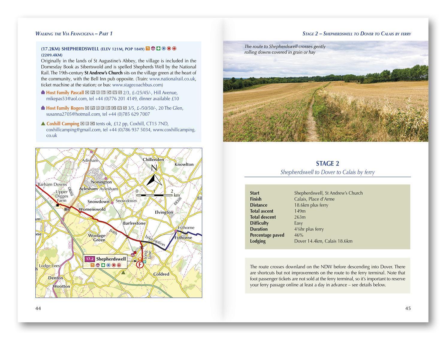 Bild: 9781852848842 | Walking the Via Francigena Pilgrim Route - Part 1 | Brown | Buch