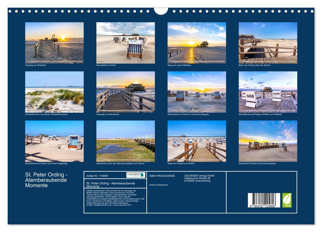 Bild: 9783435225606 | St. Peter Ording - Atemberaubende Momente (Wandkalender 2025 DIN A3...