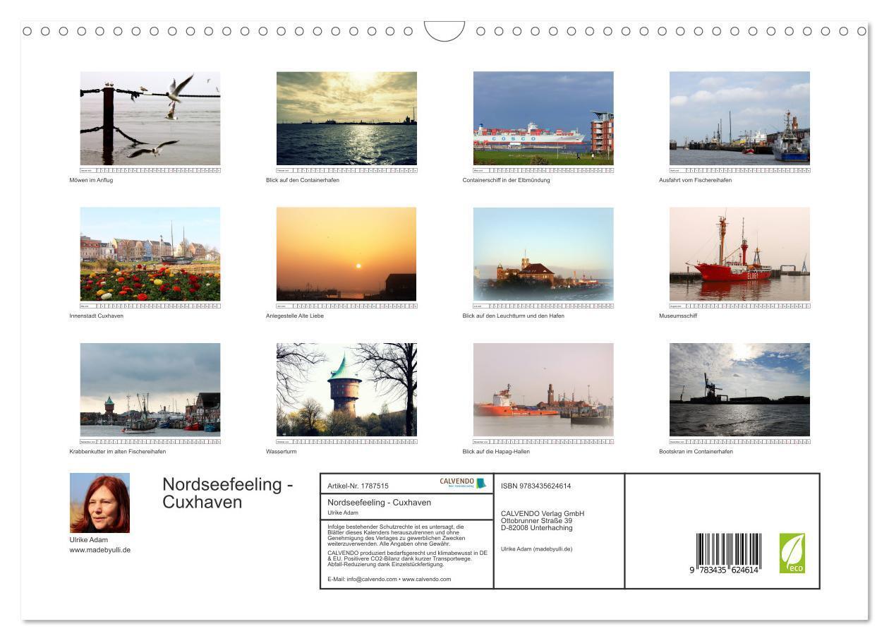 Bild: 9783435624614 | Nordseefeeling - Cuxhaven (Wandkalender 2025 DIN A3 quer), CALVENDO...