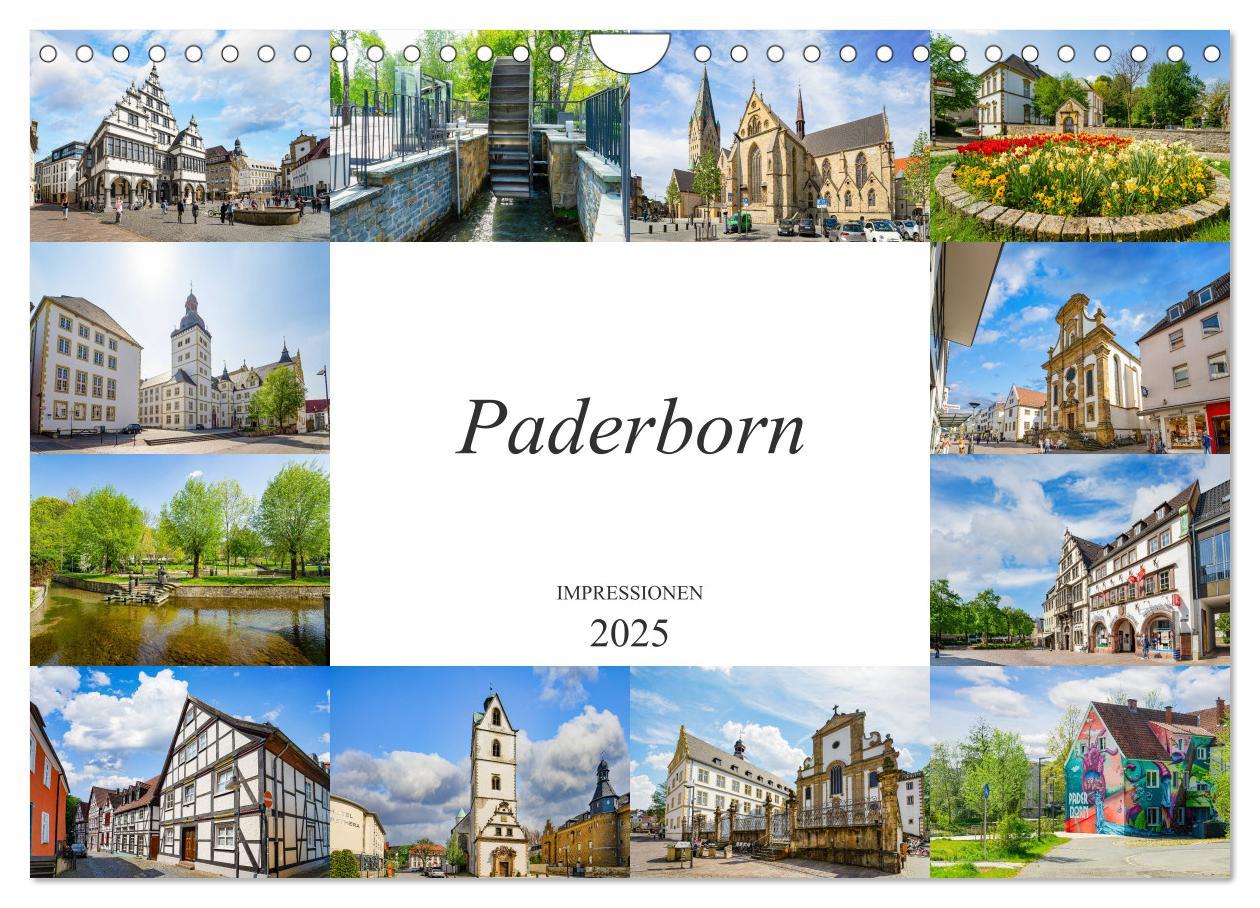 Cover: 9783457074275 | Paderborn Impressionen (Wandkalender 2025 DIN A4 quer), CALVENDO...