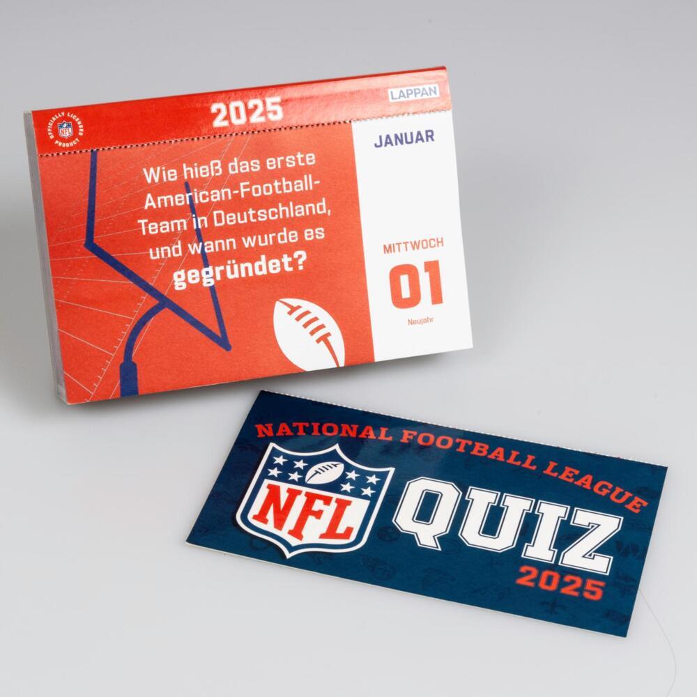 Bild: 9783830321347 | NFL Quiz Kalender - 2025 | Holger Weishaupt | Kalender | 640 S. | 2025