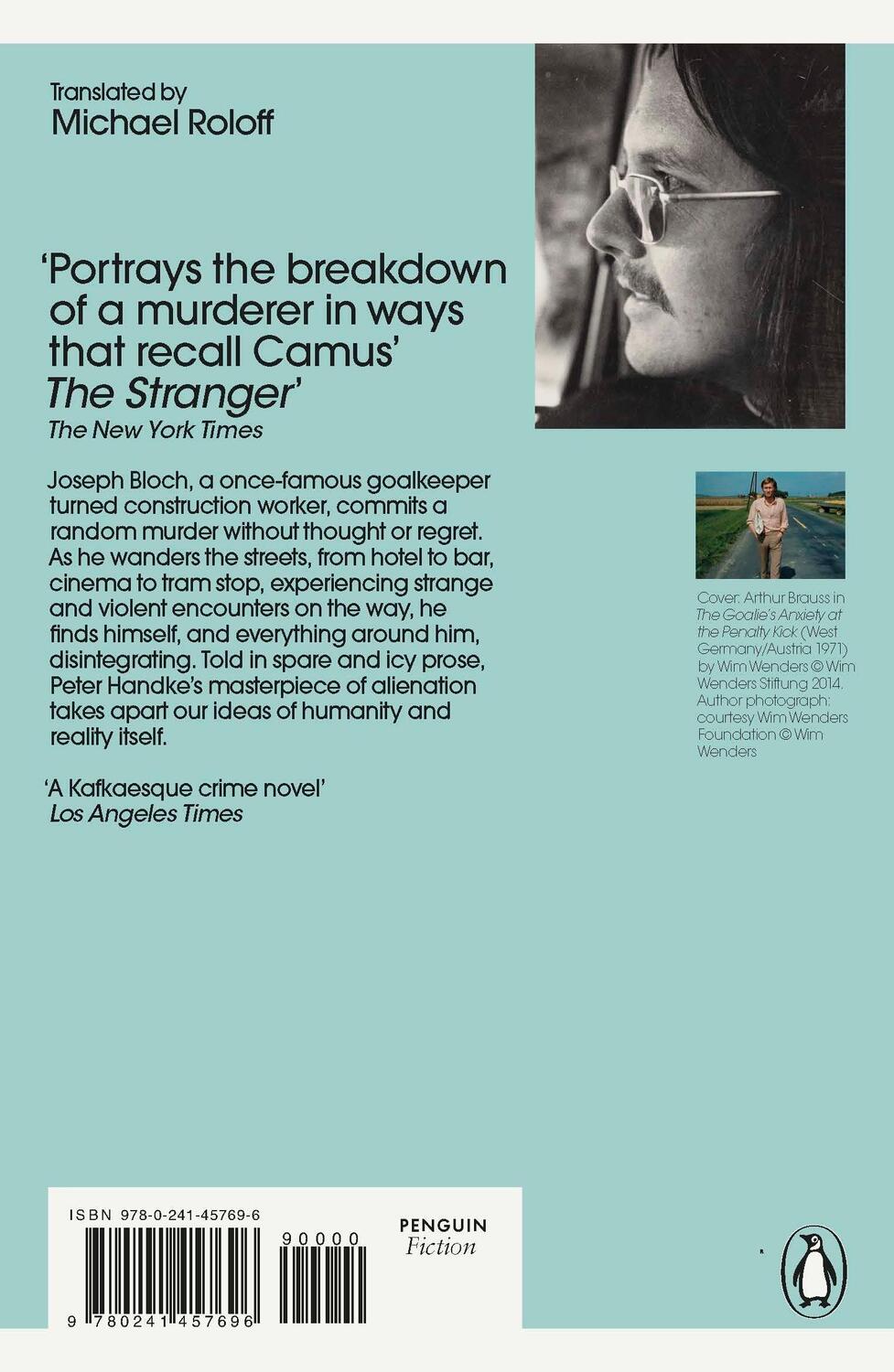 Rückseite: 9780241457696 | The Goalkeeper's Anxiety at the Penalty Kick | Peter Handke | Buch