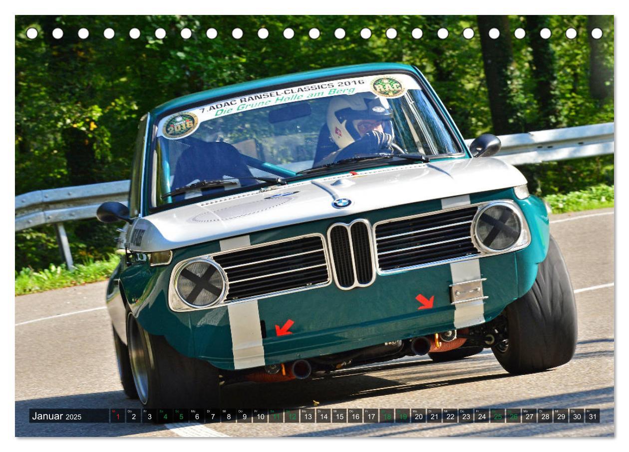 Bild: 9783435184934 | OLDTIMER BERGRENNEN - BMW Fahrzeuge (Tischkalender 2025 DIN A5...