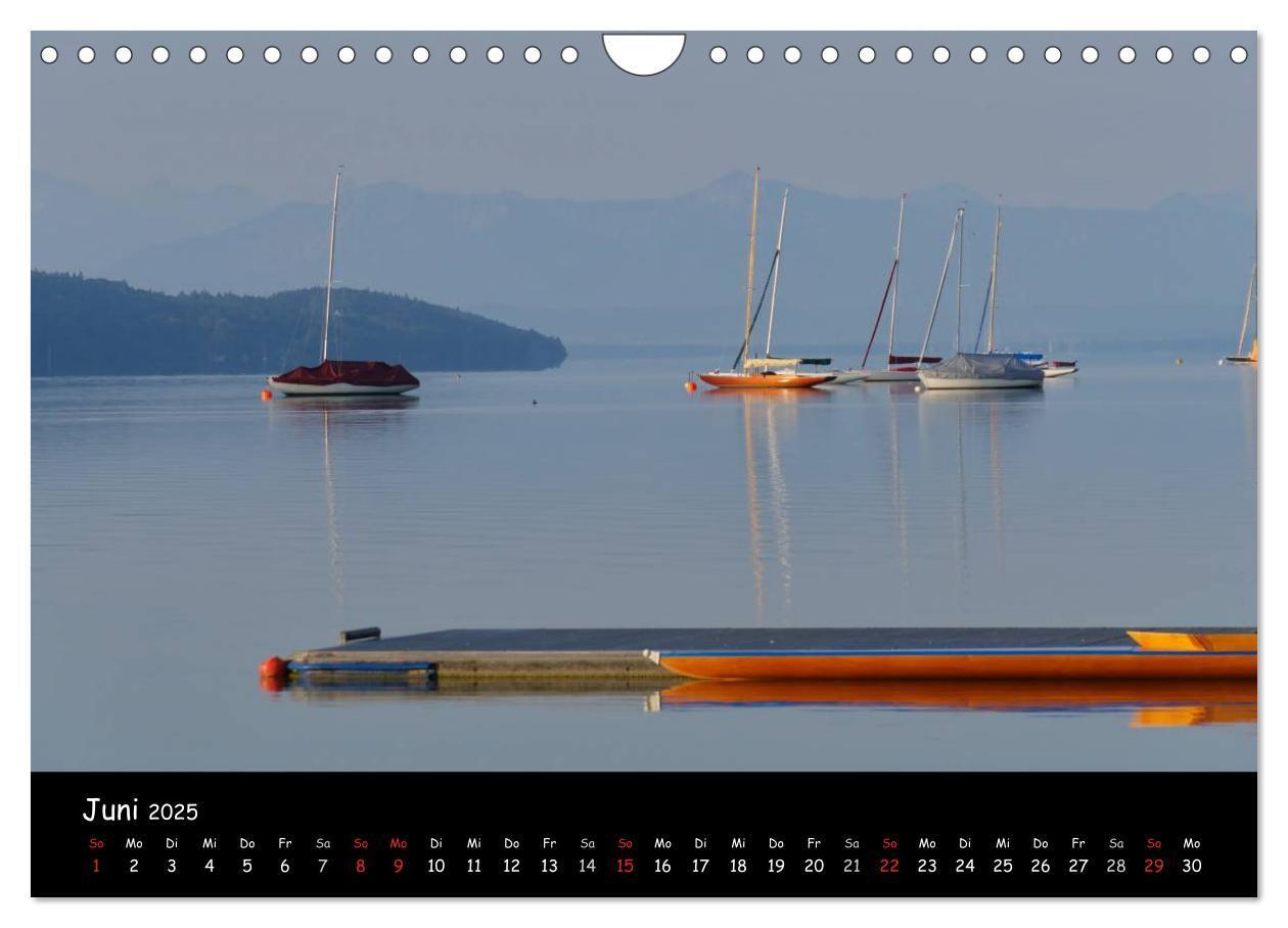 Bild: 9783435771530 | Starnberger See - Silent Moments (Wandkalender 2025 DIN A4 quer),...