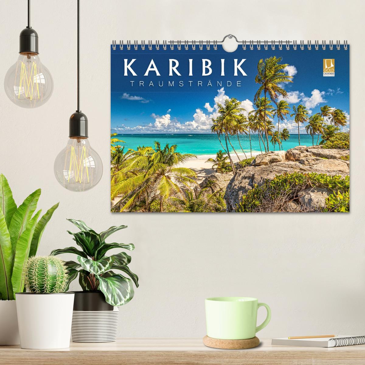 Bild: 9783435097432 | Karibik - Traumstrände (Wandkalender 2025 DIN A4 quer), CALVENDO...