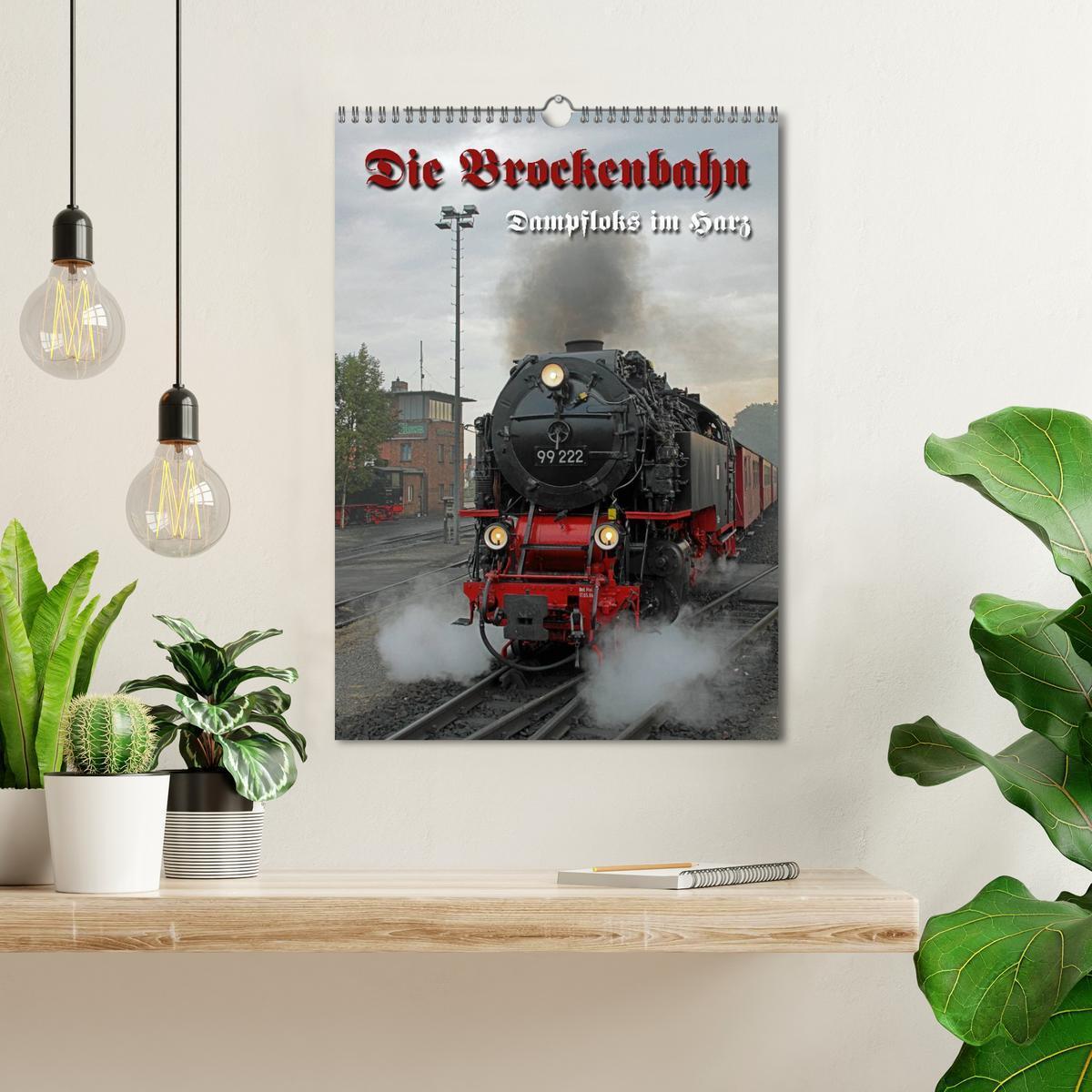 Bild: 9783457088449 | Die Brockenbahn (Wandkalender 2025 DIN A3 hoch), CALVENDO...