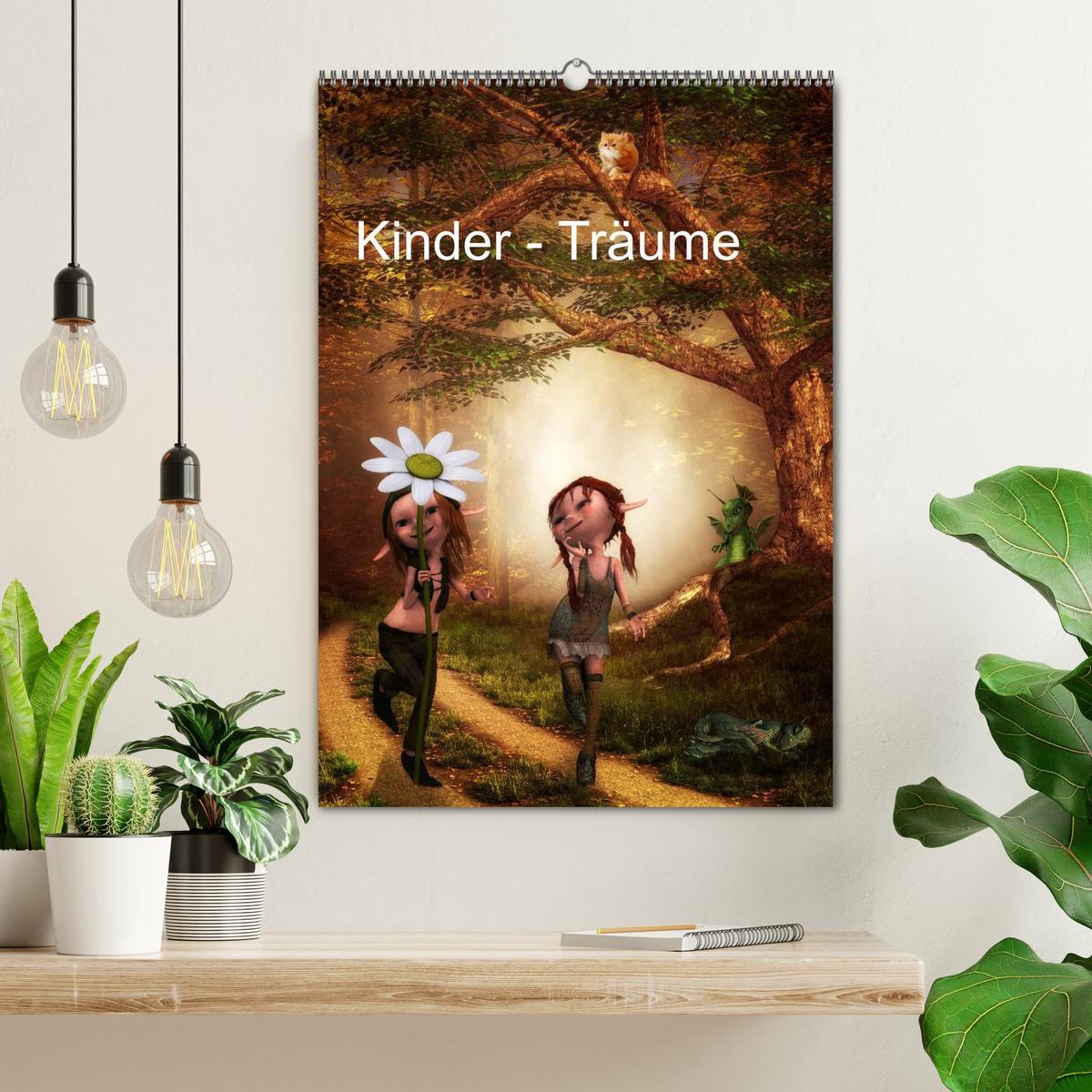 Bild: 9783457080771 | Kinder - Träume (Wandkalender 2025 DIN A2 hoch), CALVENDO...