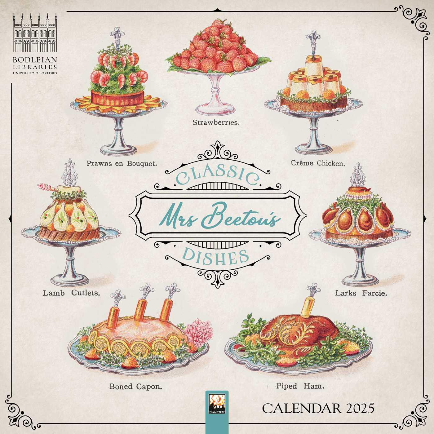 Cover: 9781835620816 | Bodleian Libraries: Mrs Beeton's Classic Dishes Wall Calendar 2025...