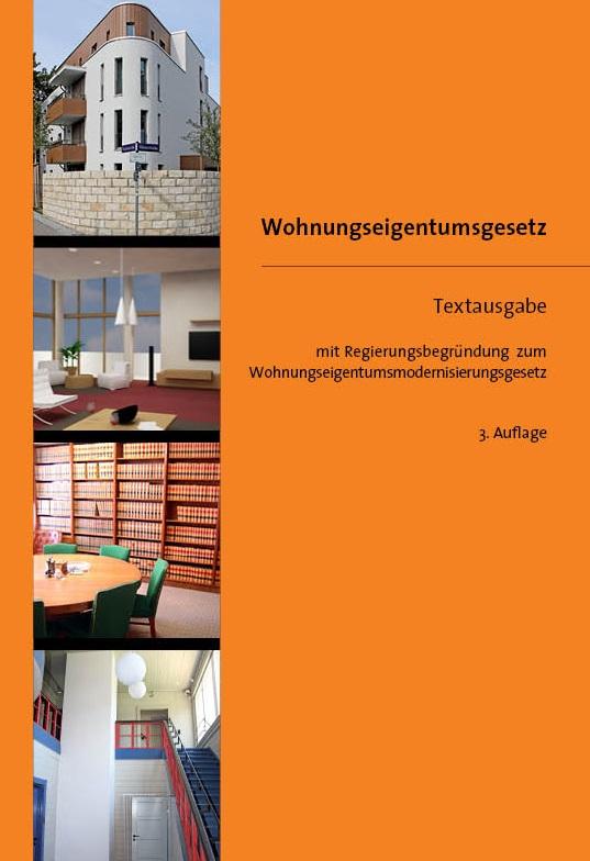 Cover: 9783946374961 | Wohnungseigentumsgesetz | Taschenbuch | VI | Deutsch | 2020