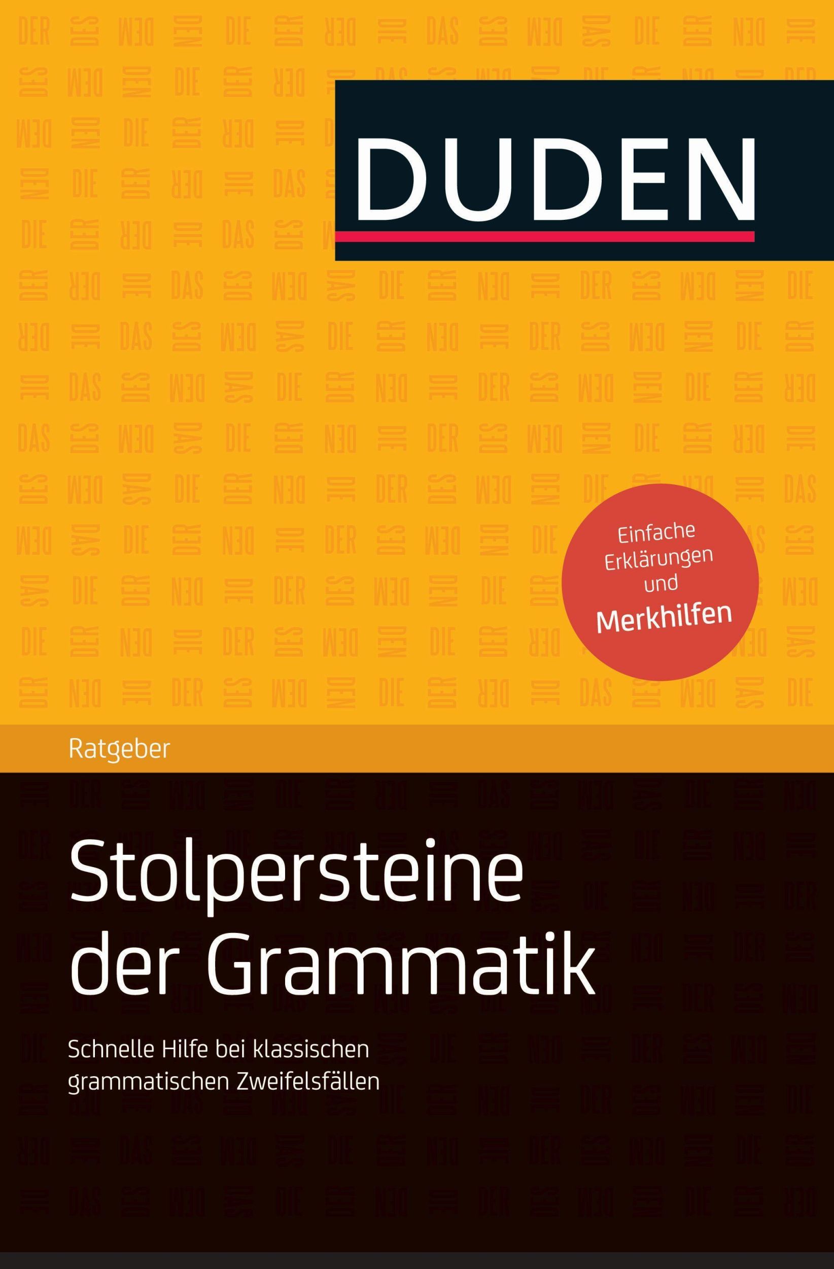 Cover: 9783411750313 | Stolpersteine der Grammatik | Dudenredaktion | Taschenbuch | 48 S.