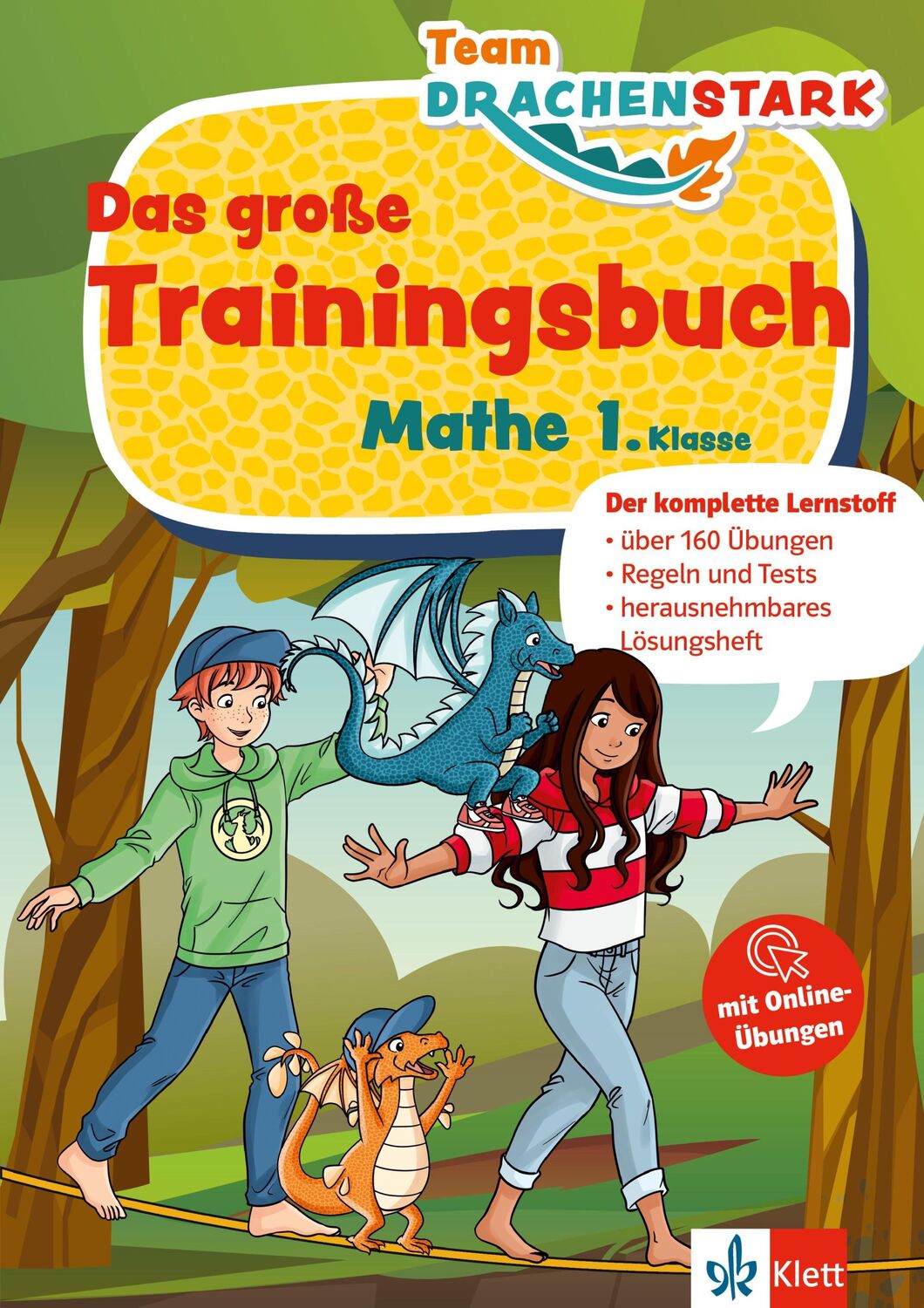 Cover: 9783129497753 | Klett Team Drachenstark: Das große Trainingsbuch Mathe 1. Klasse