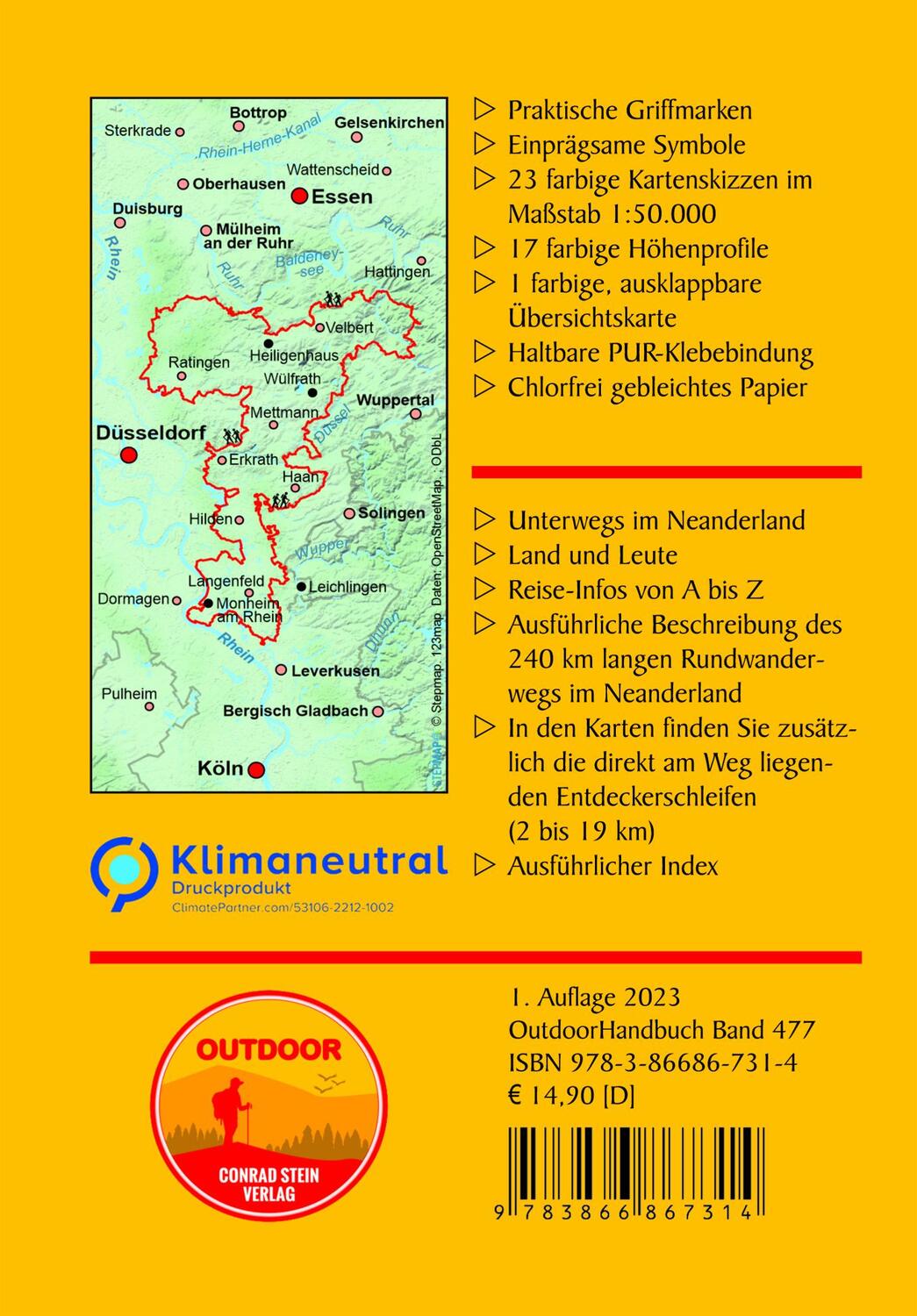 Rückseite: 9783866867314 | neanderland STEIG | Driever Michael | Taschenbuch | Deutsch | 2023