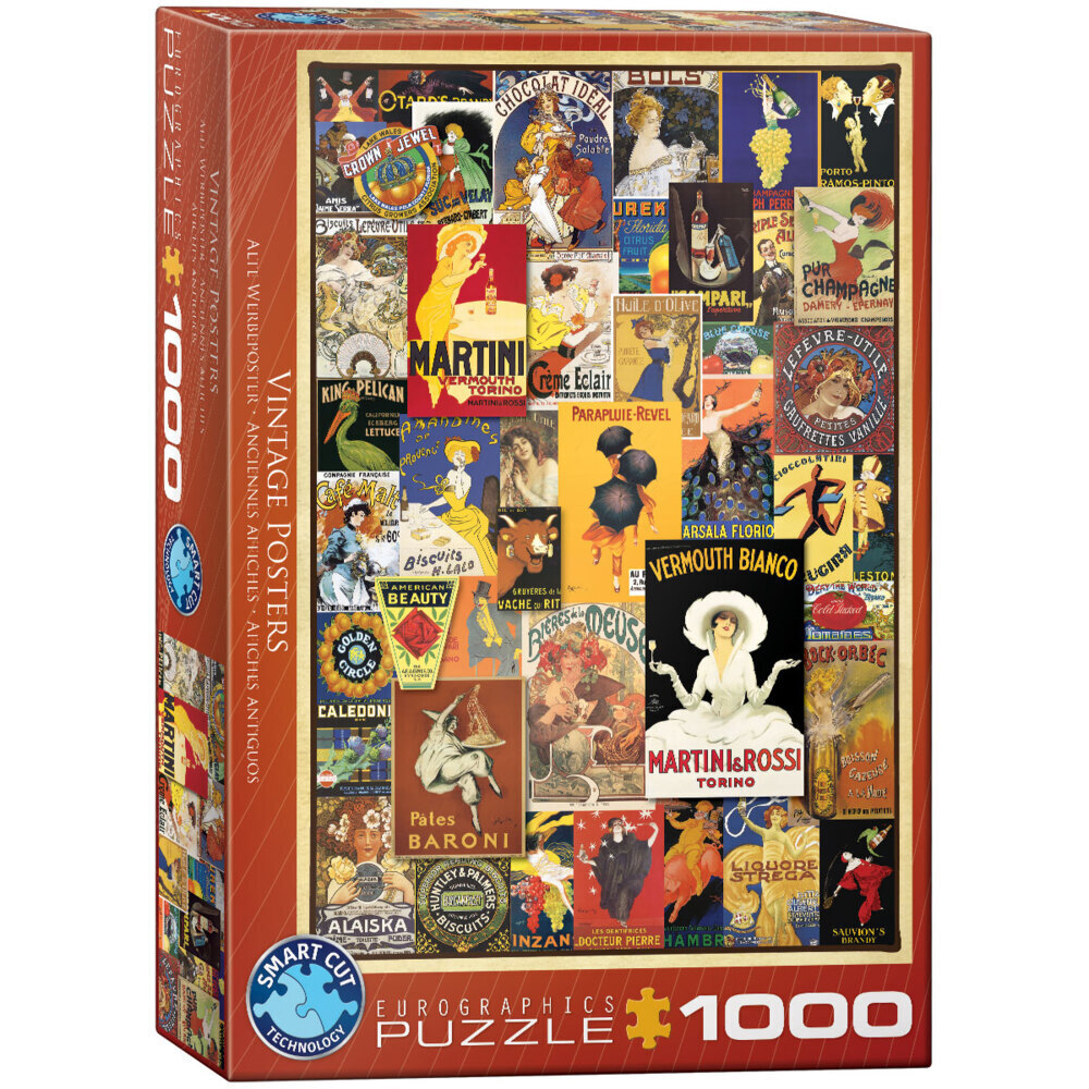 Cover: 628136607698 | Alte Werbeposter (Puzzle) | Spiel | In Spielebox | 6000-0769 | 2021