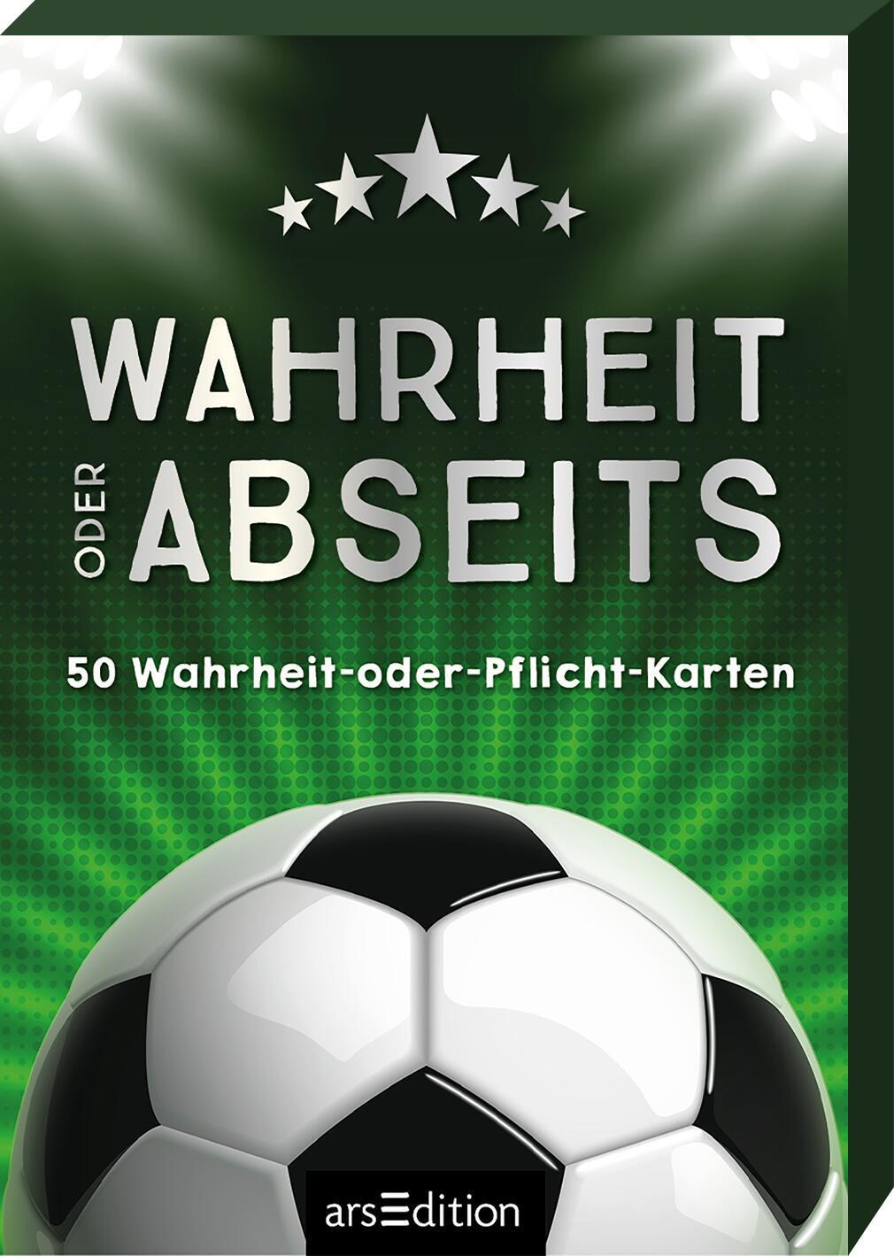 Cover: 4014489133575 | Wahrheit oder Abseits | 50 Wahrheit-oder-Pflicht-Karten | Box | 50 S.