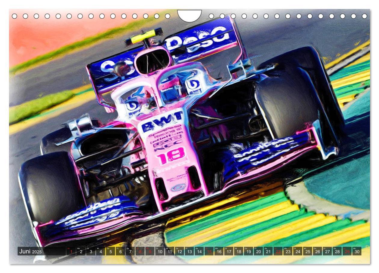 Bild: 9783435247912 | Faszinierende Formel 1 (Wandkalender 2025 DIN A4 quer), CALVENDO...