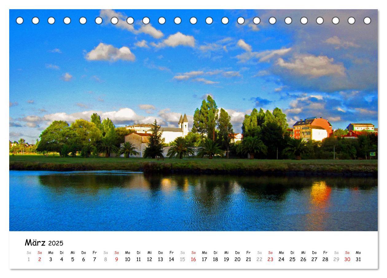 Bild: 9783435192328 | Jakobsweg - Camino Ingles (Tischkalender 2025 DIN A5 quer),...