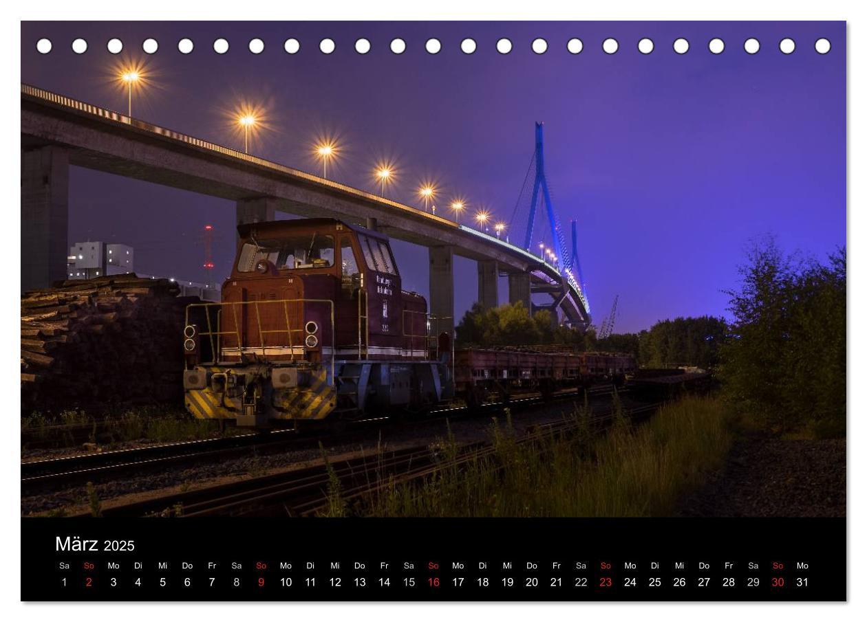 Bild: 9783435645565 | Der Hafen Hamburg bei Tag und Nacht (Tischkalender 2025 DIN A5...