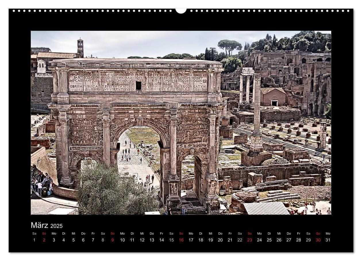 Bild: 9783435827121 | Roma (Wandkalender 2025 DIN A2 quer), CALVENDO Monatskalender | 2025