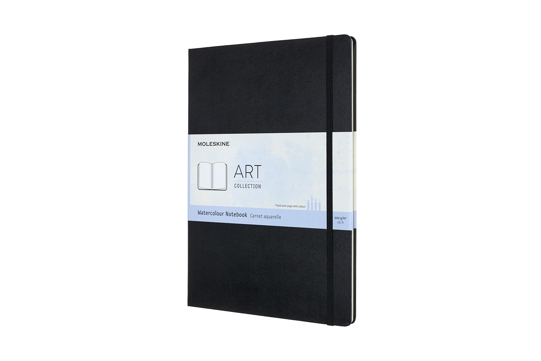 Cover: 8058647626758 | Moleskine Aquarell-Notizbuch A4, 200g-Aquarellpapier, Schwarz | 72 S.