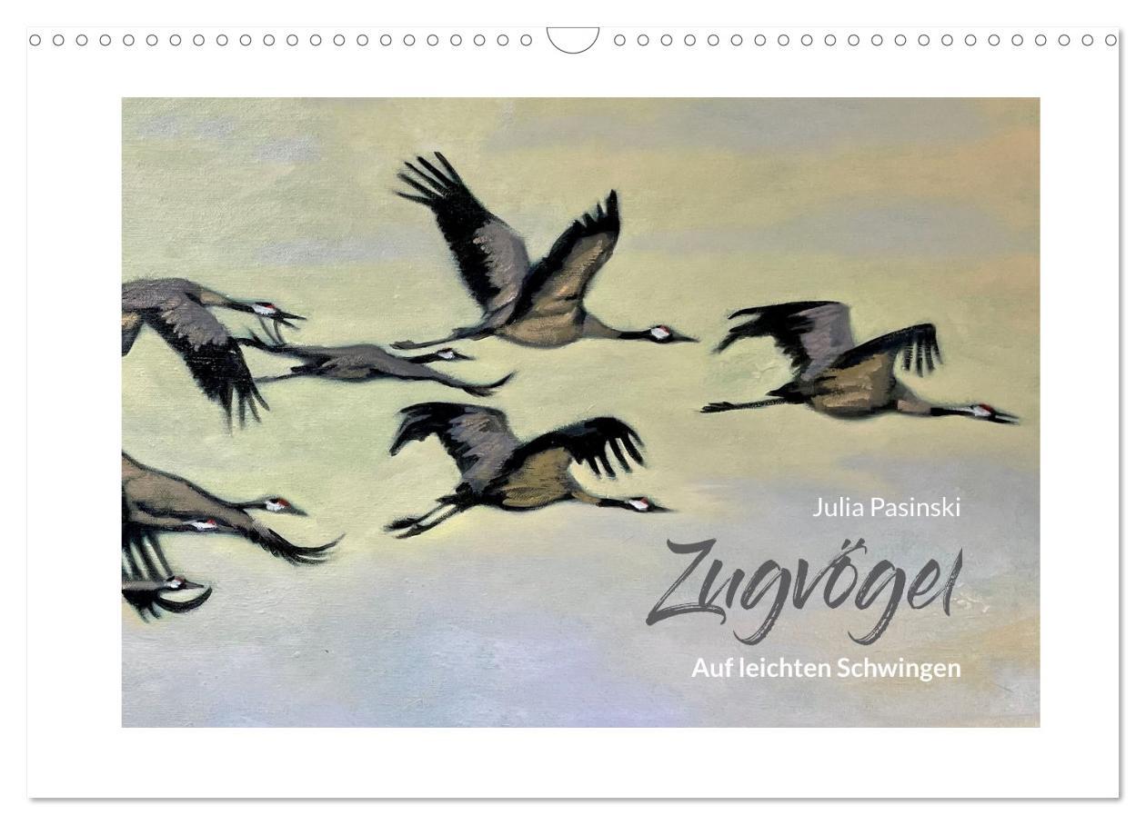 Cover: 9783383841170 | Auf leichten Schwingen - Zugvögel (Wandkalender 2025 DIN A3 quer),...