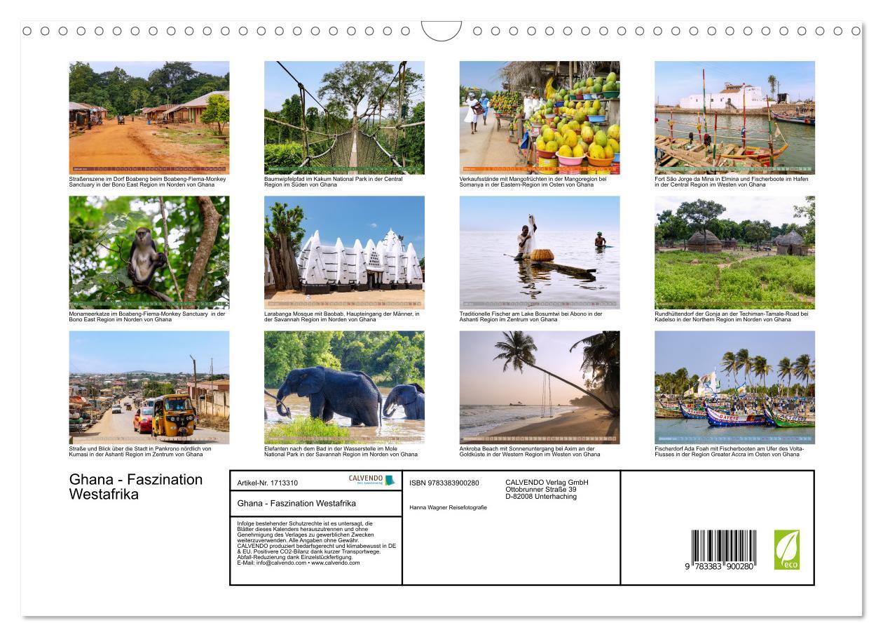 Bild: 9783383900280 | Ghana - Faszination Westafrika (Wandkalender 2025 DIN A3 quer),...