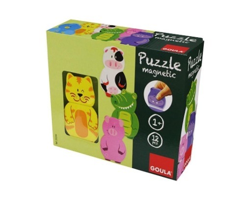 Cover: 8410446552346 | Goula Magnetisches Holzpuzzle Tiere | Spiel | 55234 | Deutsch | 2013