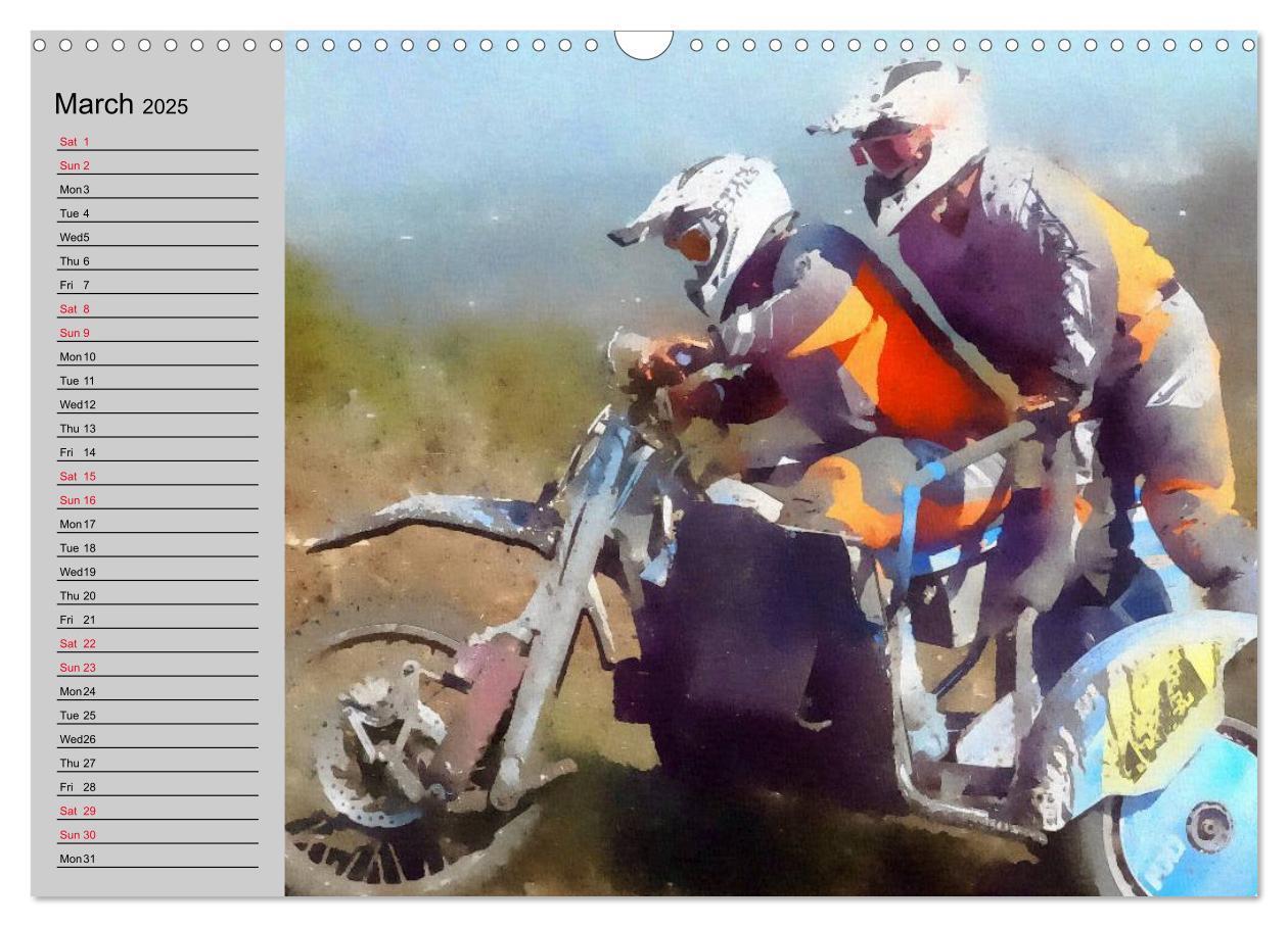 Bild: 9781325952120 | Enduro Racing (Wall Calendar 2025 DIN A3 landscape), CALVENDO 12...