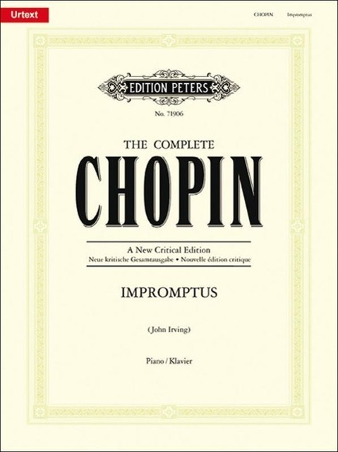 Cover: 9790577087597 | Impromptus | Klavier (allein), The Complete Chopin | Frederic Chopin