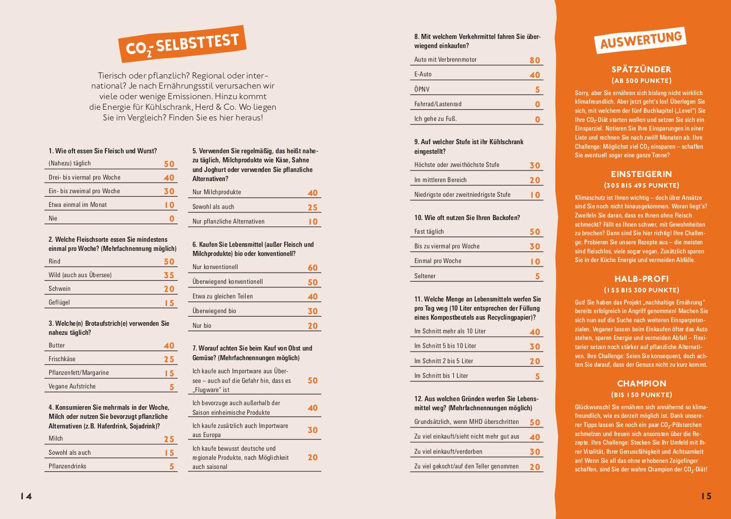 Bild: 9783747105771 | Klimafreundlich essen mit der CO2-Challenge | Christian Eigner (u. a.)