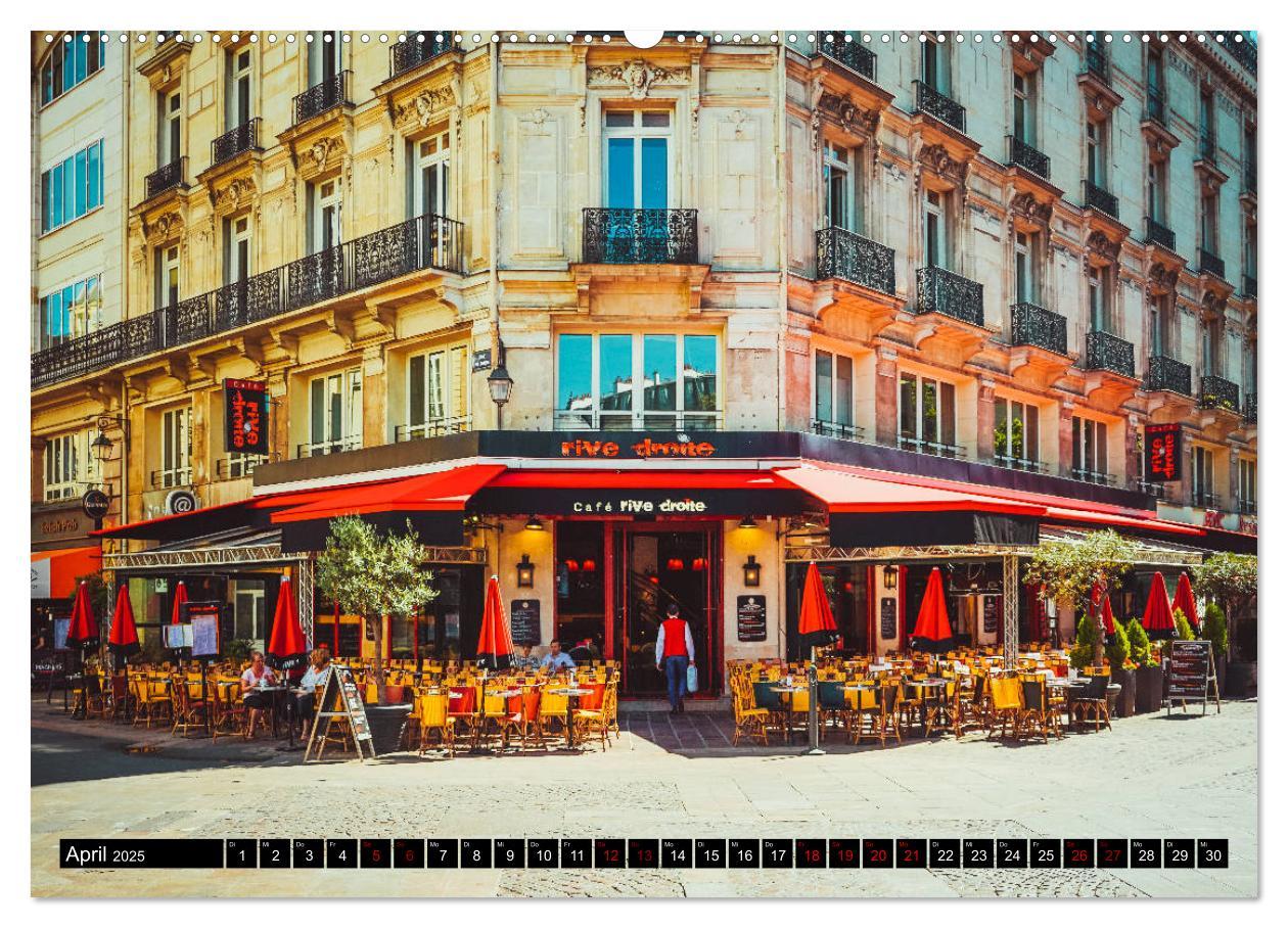 Bild: 9783435365890 | Paris Bistros (Wandkalender 2025 DIN A2 quer), CALVENDO Monatskalender