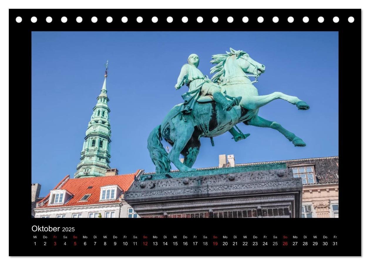 Bild: 9783435769261 | Kopenhagen (Tischkalender 2025 DIN A5 quer), CALVENDO Monatskalender