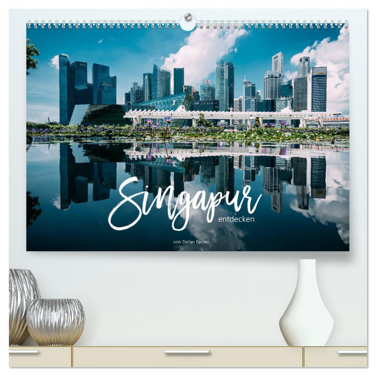 Cover: 9783435323722 | Singapur entdecken (hochwertiger Premium Wandkalender 2025 DIN A2...