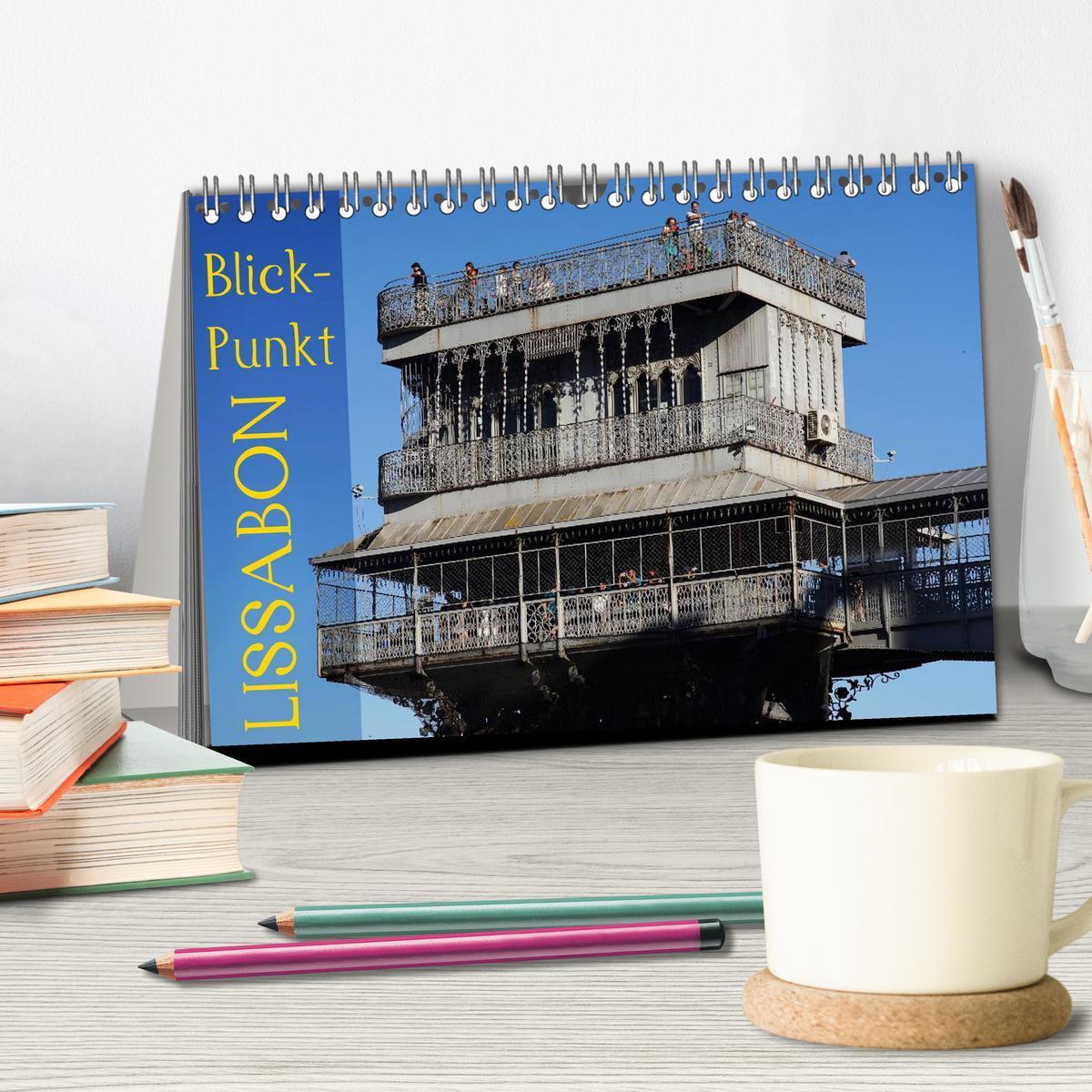 Bild: 9783435561780 | BlickPunkt Lissabon (Tischkalender 2025 DIN A5 quer), CALVENDO...