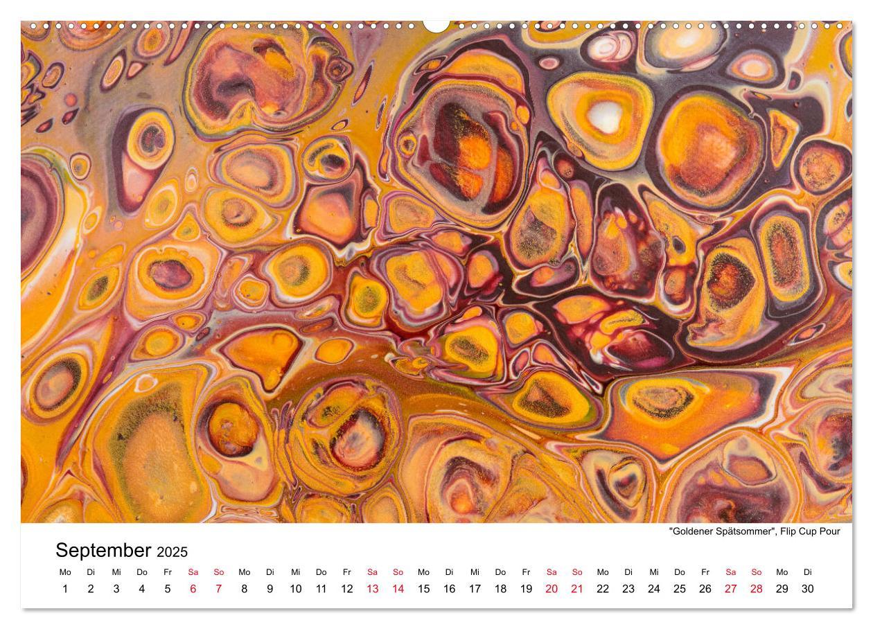 Bild: 9783435175727 | Acrylic Pouring - Faszinierende Farben und Formen (Wandkalender...