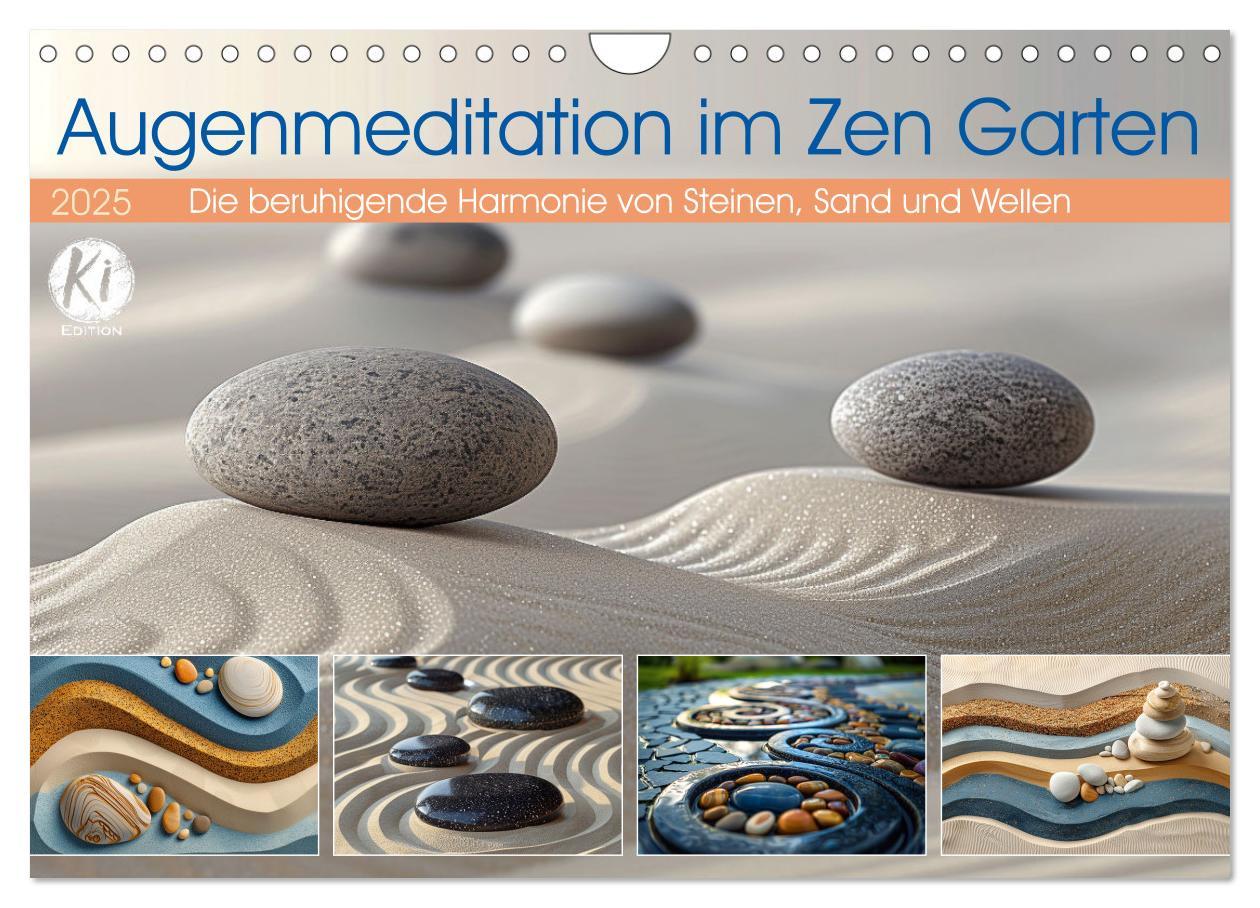 Cover: 9783457137697 | Augenmeditation im Zen Garten (Wandkalender 2025 DIN A4 quer),...