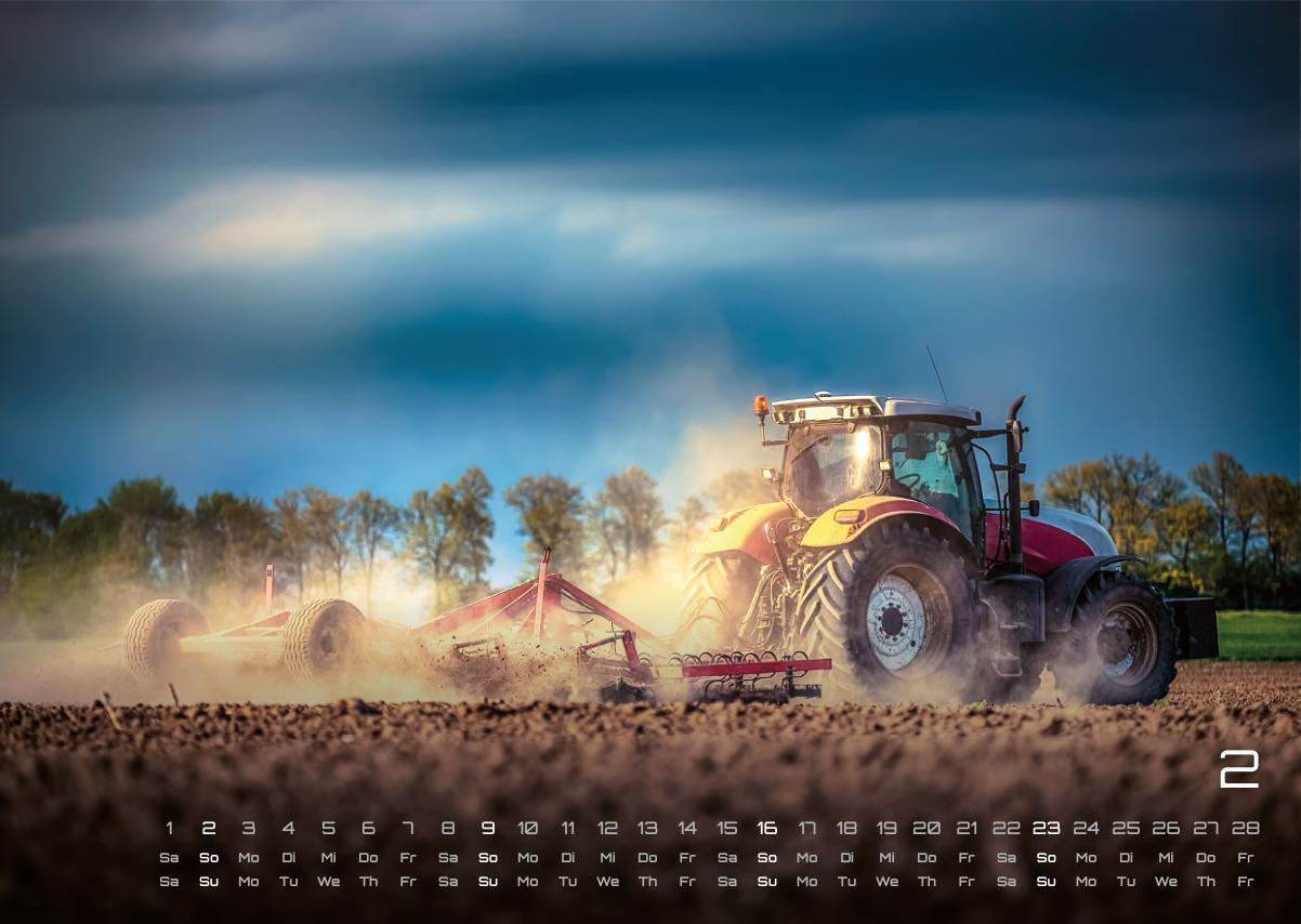 Bild: 9783986734428 | Landmaschinen - Traktor - 2025 - Kalender DIN A3 | GP-Fever.de | 15 S.