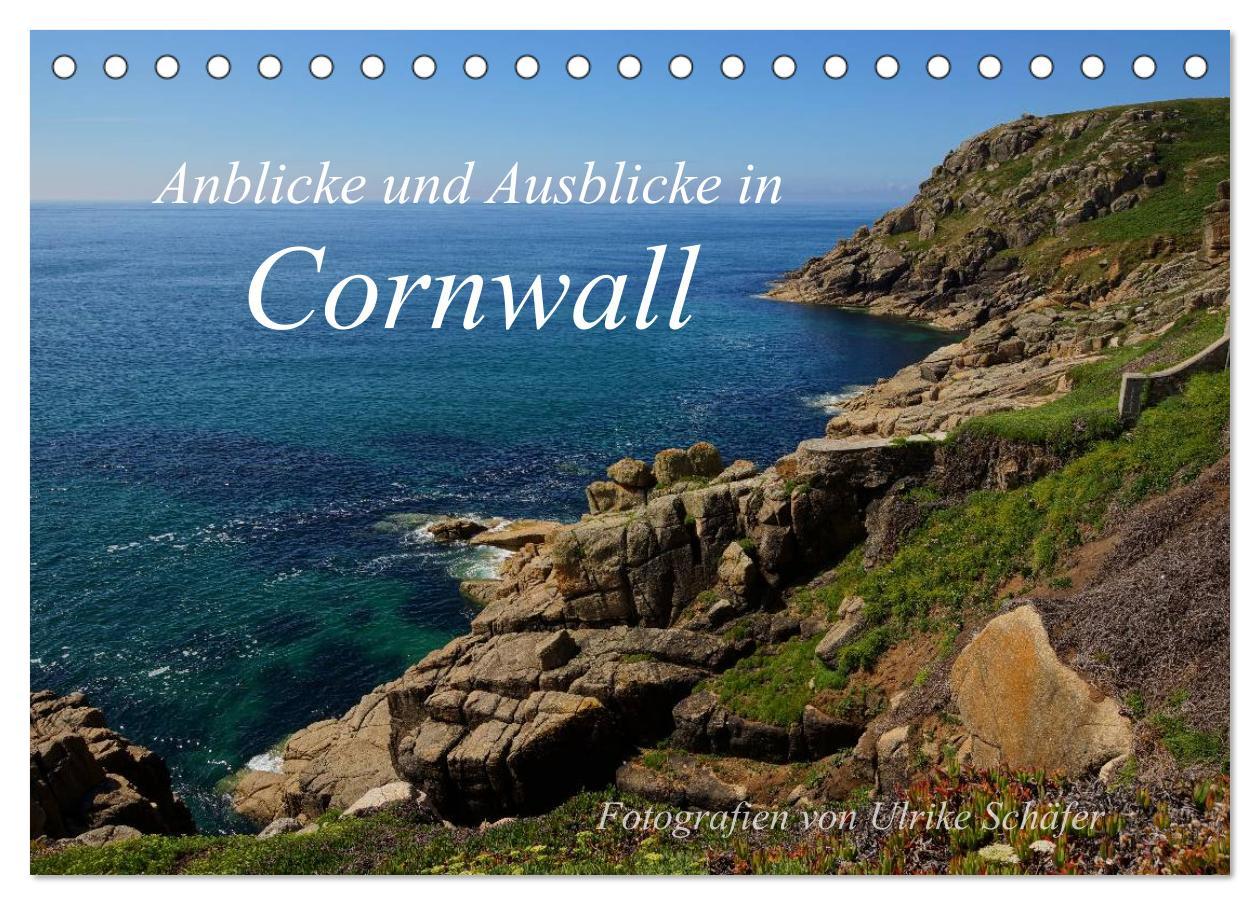 Cover: 9783435666744 | Anblicke und Ausblicke in Cornwall (Tischkalender 2025 DIN A5...