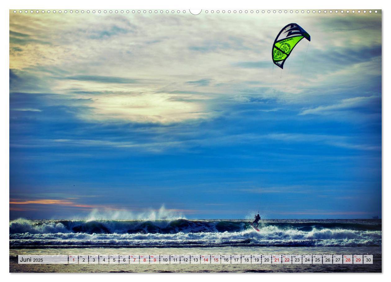 Bild: 9783435326174 | Kitesurfen - Action pur (Wandkalender 2025 DIN A2 quer), CALVENDO...