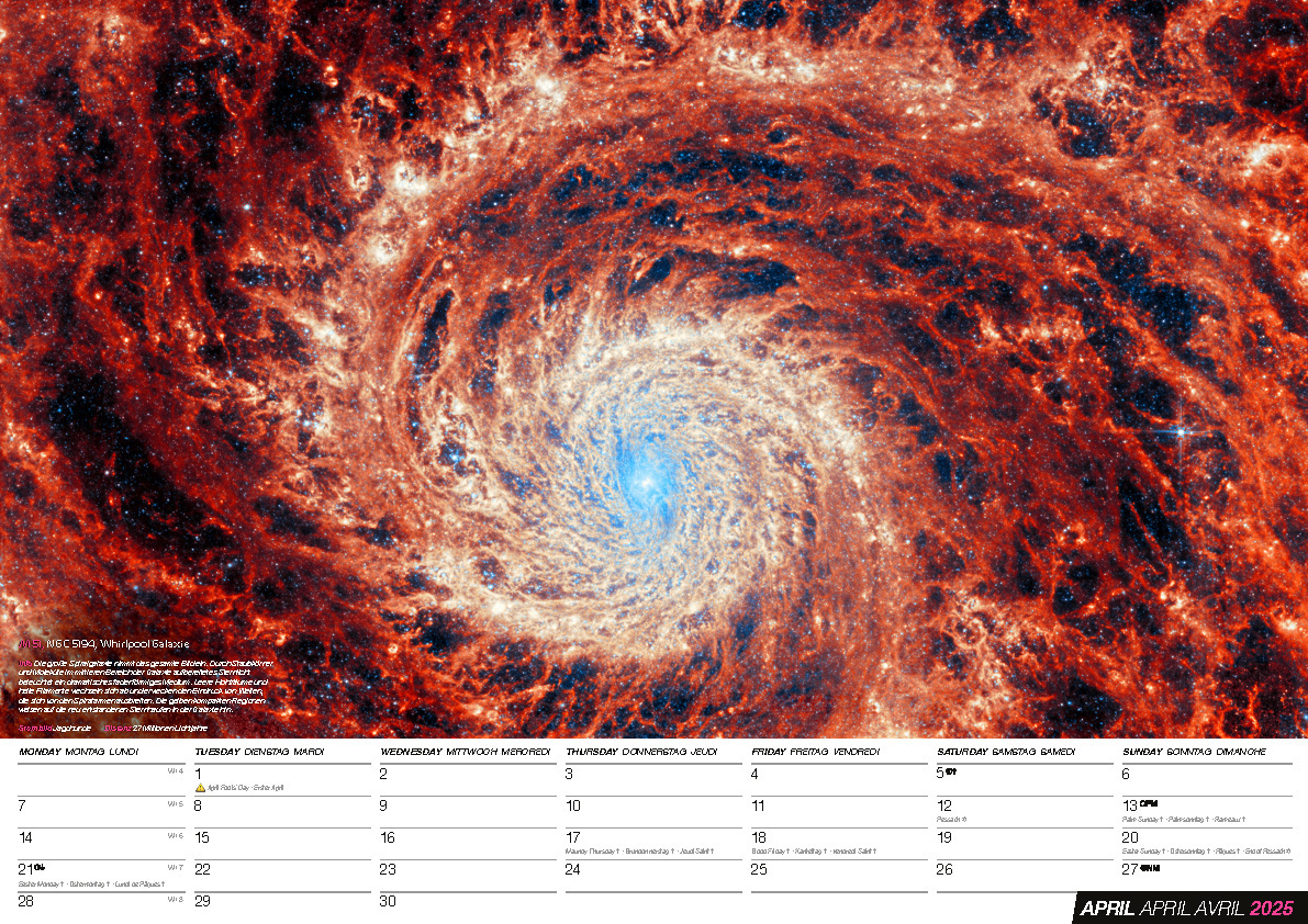 Bild: 9798893610321 | NASA Astronomie: Faszination Weltall - Weltraum Kalender 2025 -...