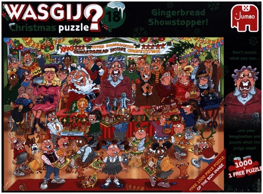 Cover: 8710126250174 | Wasgij Christmas 18 - Lebkuchen Showstopper | Spiel | 25017 | Deutsch