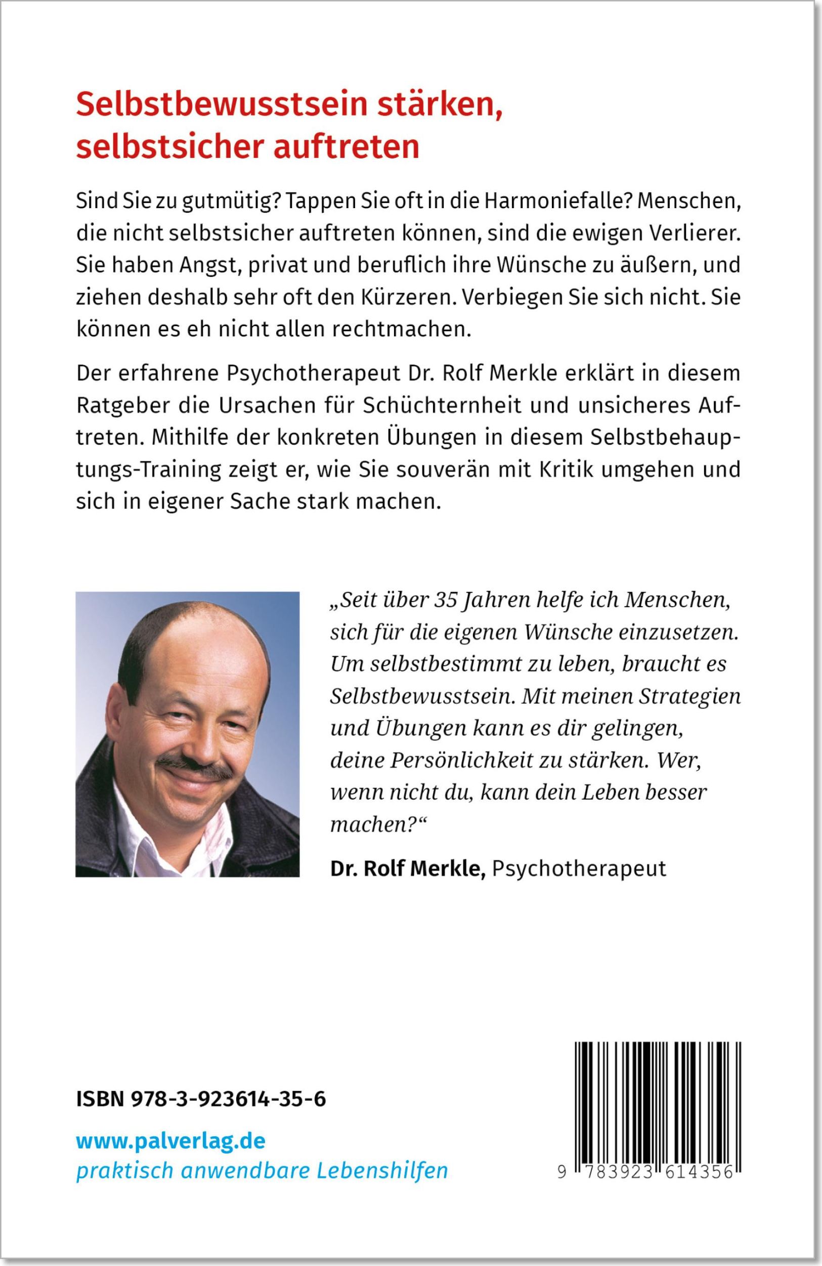 Rückseite: 9783923614356 | Laß Dir nicht alles gefallen | Rolf Merkle | Taschenbuch | 168 S.