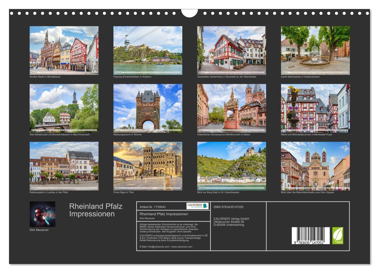 Bild: 9783435147052 | Rheinland Pfalz Impressionen (Wandkalender 2025 DIN A3 quer),...