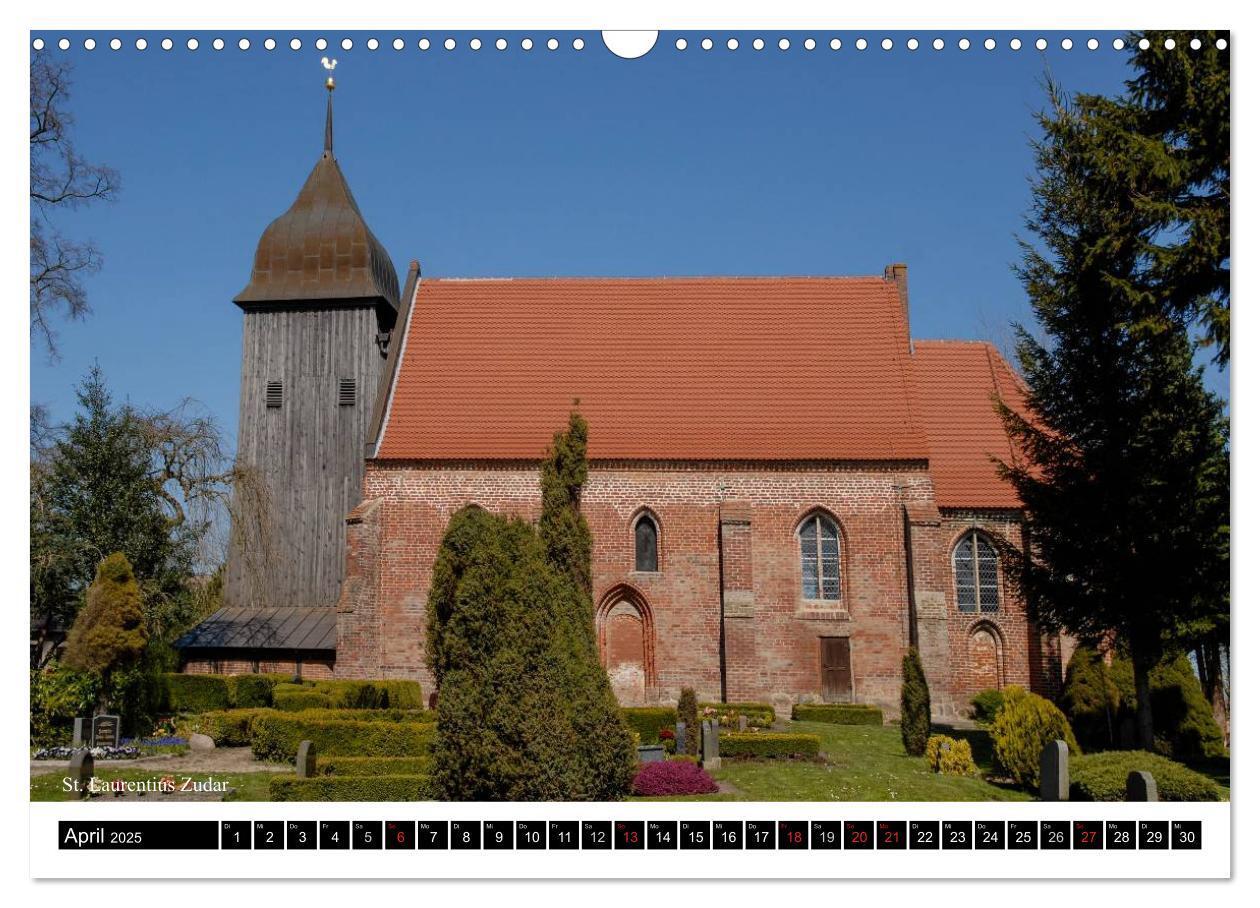 Bild: 9783435816613 | Dorfkirchen auf Rügen (Wandkalender 2025 DIN A3 quer), CALVENDO...