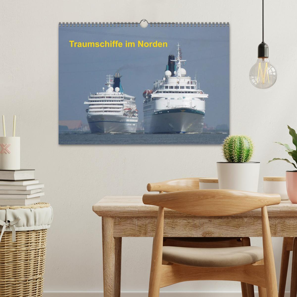 Bild: 9783435653461 | Traumschiffe im Norden (Wandkalender 2025 DIN A3 quer), CALVENDO...