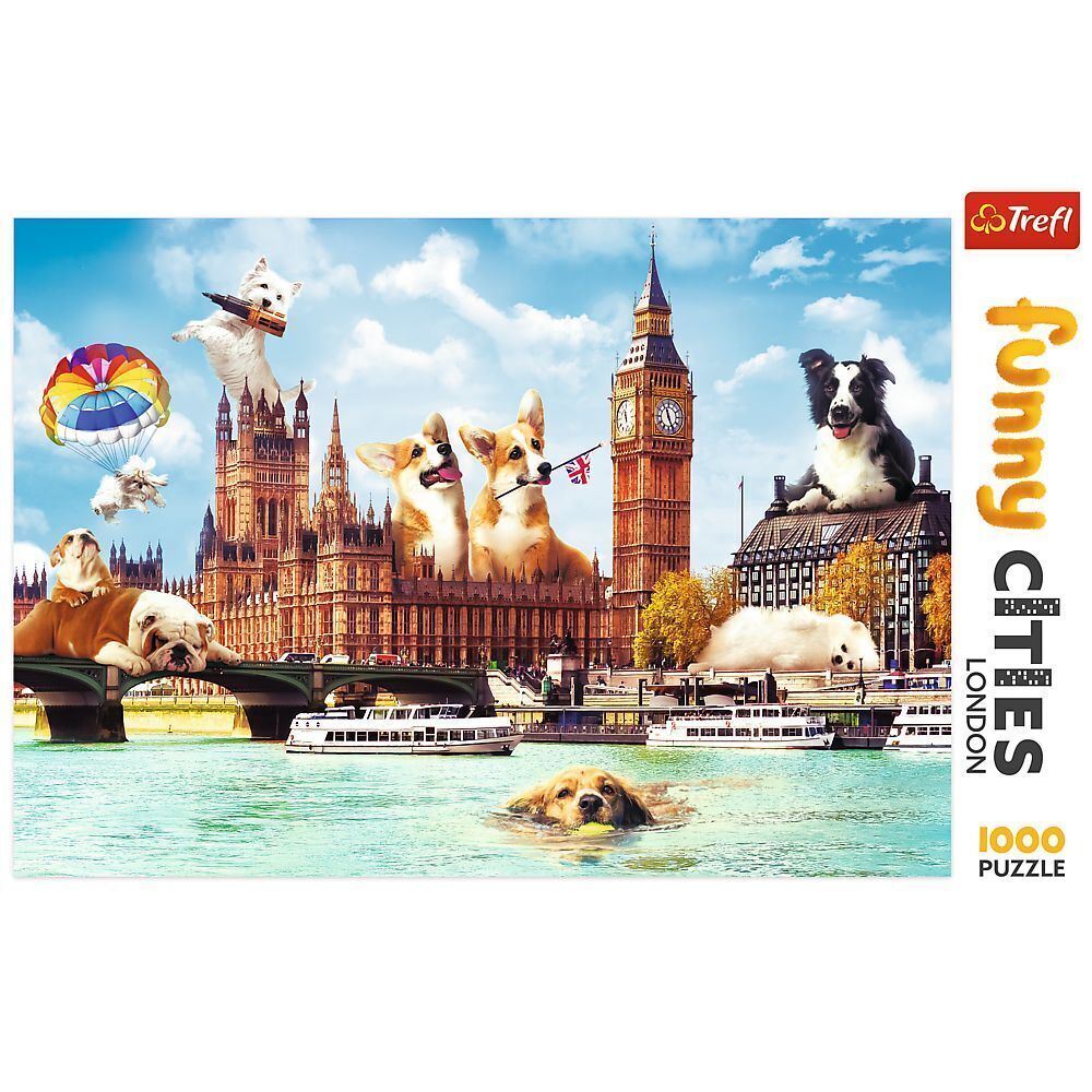 Bild: 5900511105964 | Hunde in London (Puzzle) | Spiel | In Spielebox | 10596 | 2021 | Trefl