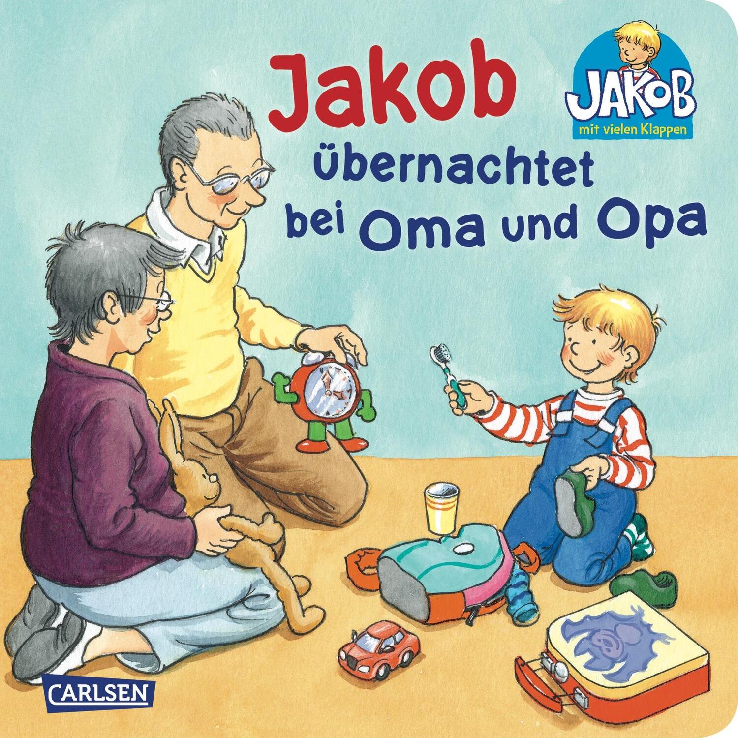 Cover: 9783551168740 | Jakob übernachtet bei Oma und Opa | Sandra Grimm | Buch | 12 S. | 2013