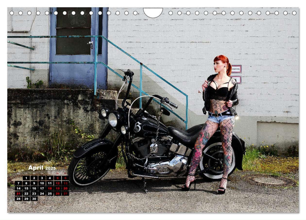 Bild: 9783383964633 | Motorräder und Sexy Girls (Wandkalender 2025 DIN A4 quer), CALVENDO...