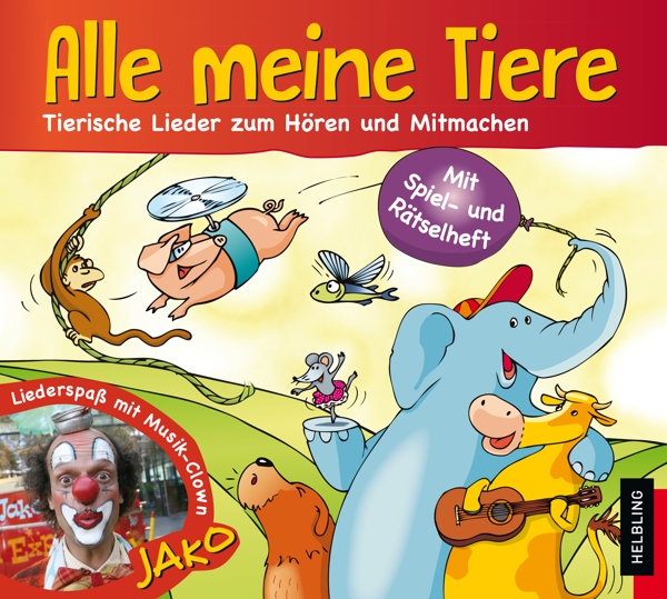 Cover: 9783990353714 | Alle meine Tiere | Jako | Audio-CD | 32 S. | Deutsch | 2015 | Helbling