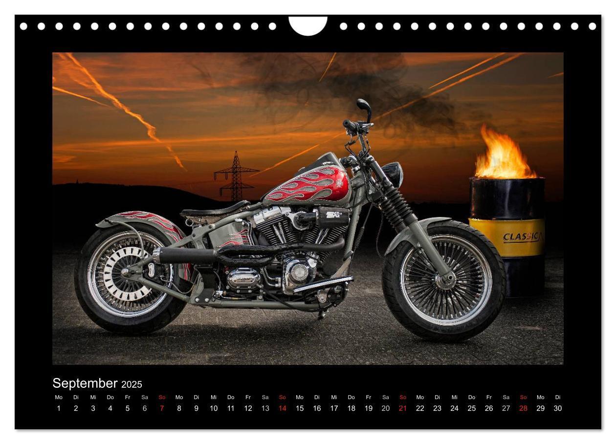 Bild: 9783435709342 | Motorrad-Träume ¿ Chopper und Custombikes (Wandkalender 2025 DIN A4...