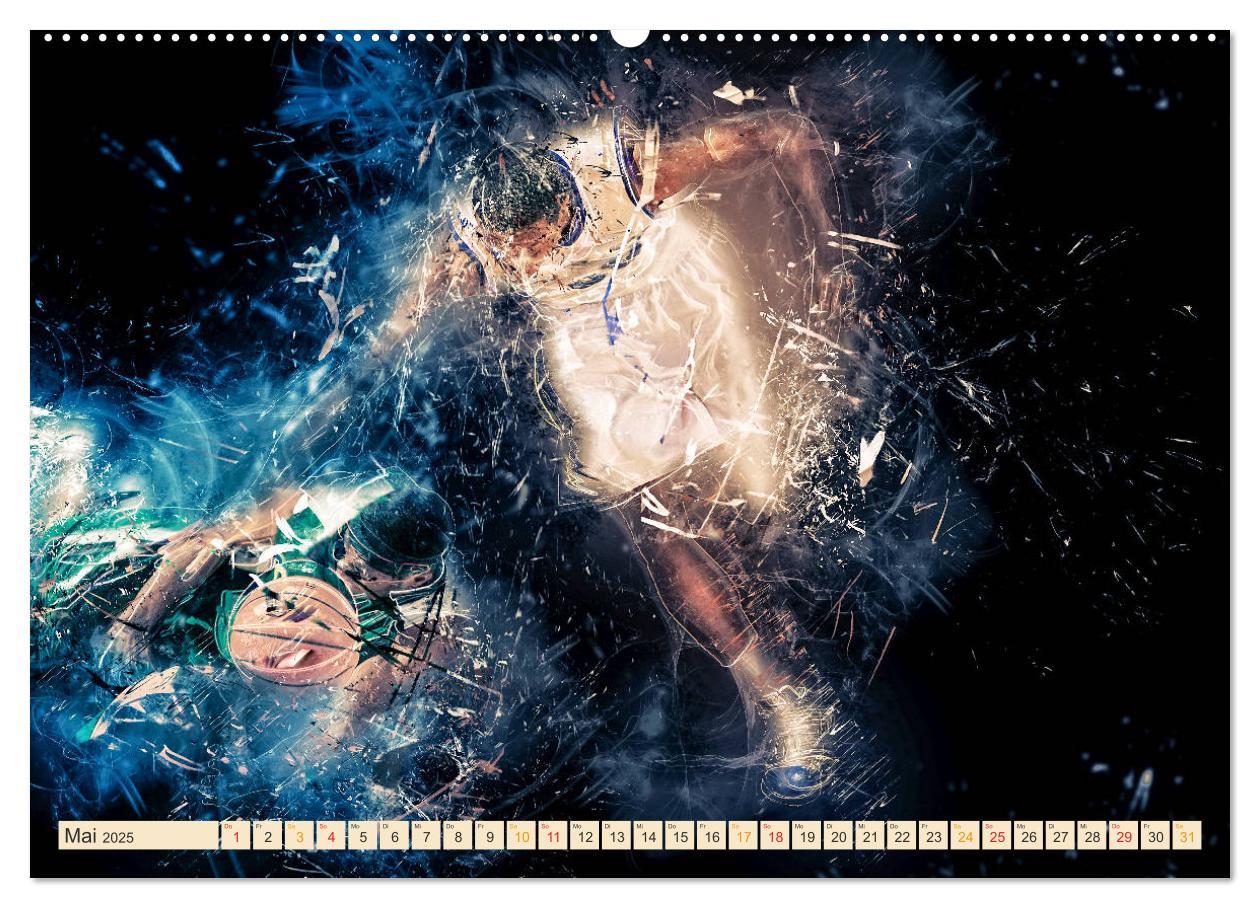 Bild: 9783435324774 | Basketball extrem (Wandkalender 2025 DIN A2 quer), CALVENDO...